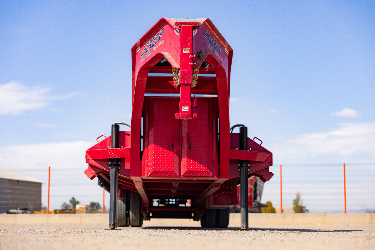 Horizon HYZ Hydraulic Dovetail Flatdeck Trailer