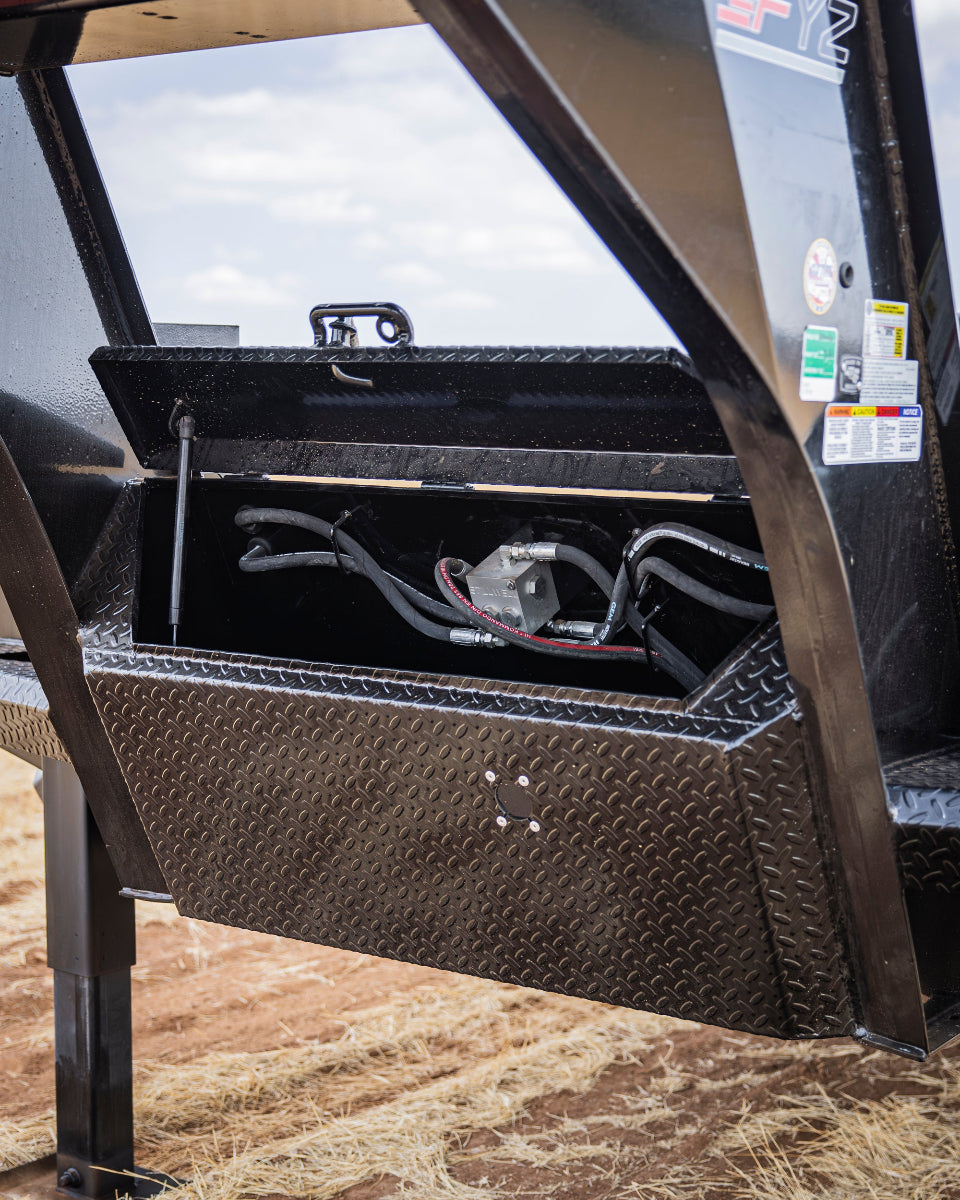 Horizon FYZ Hydraulic Dovetail Flatdeck Trailer