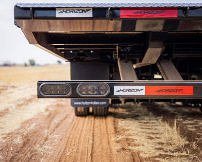 Horizon FYZ Hydraulic Dovetail Flatdeck Trailer